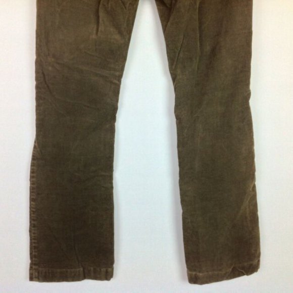 Polo Ralph Lauren Corduroy Pants Womens 4 Brown Straight - Picture 6 of 7